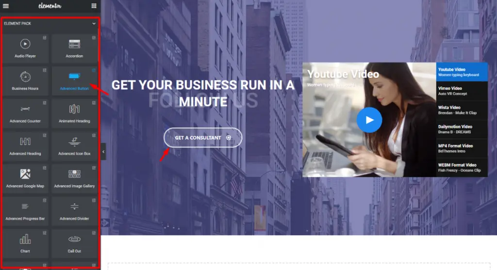 Single page website